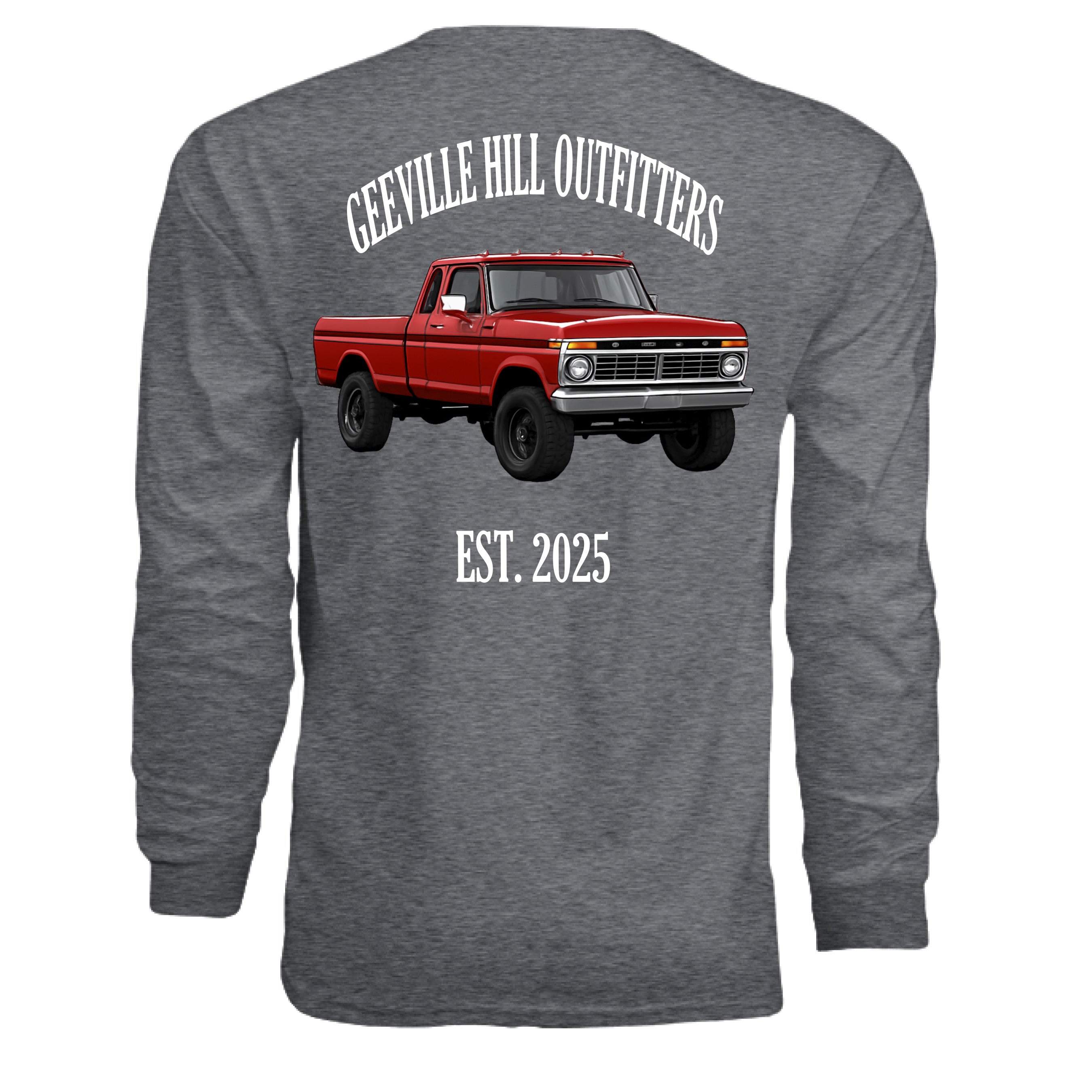 Dark Heather Grey - BACK