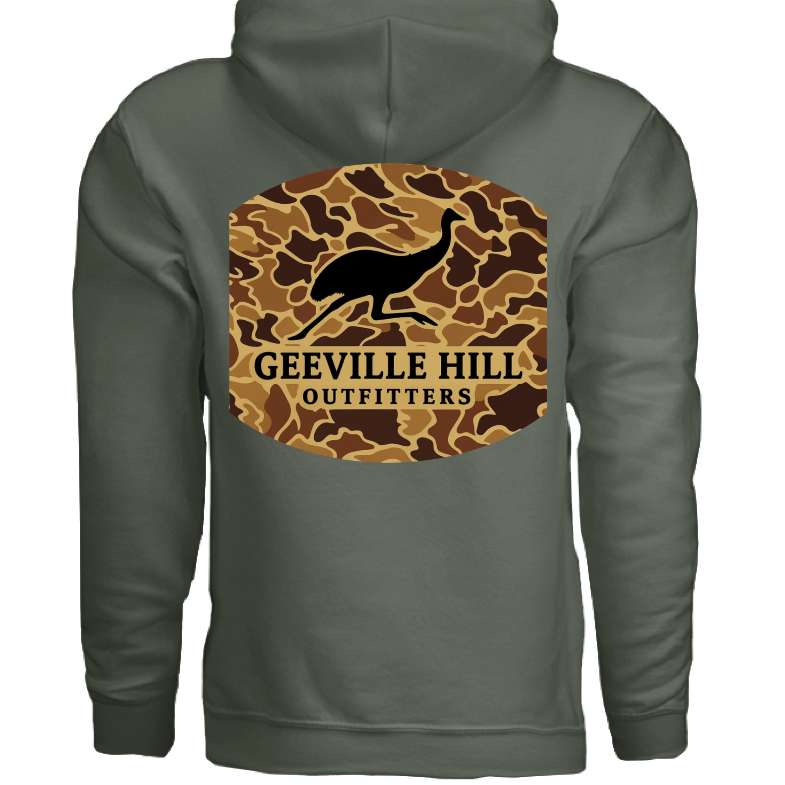 MILITARY GREEN - BACK